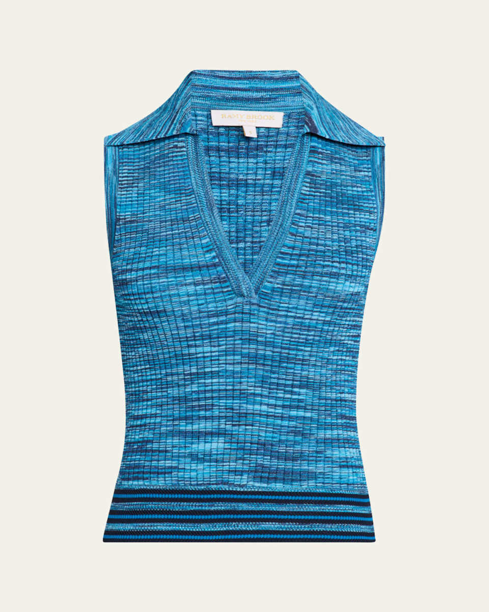 Birdie Rib-Knit Sleeveless Top